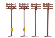 Telephone Poles (12 pieces) - Bachmann 42506