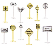 Railroad and Street Signs (24 pieces) - Bachmann 42513