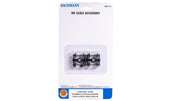 Barber S2 100-Ton Roller-Bearing Trucks with Metal Wheels - Bachmann 42909