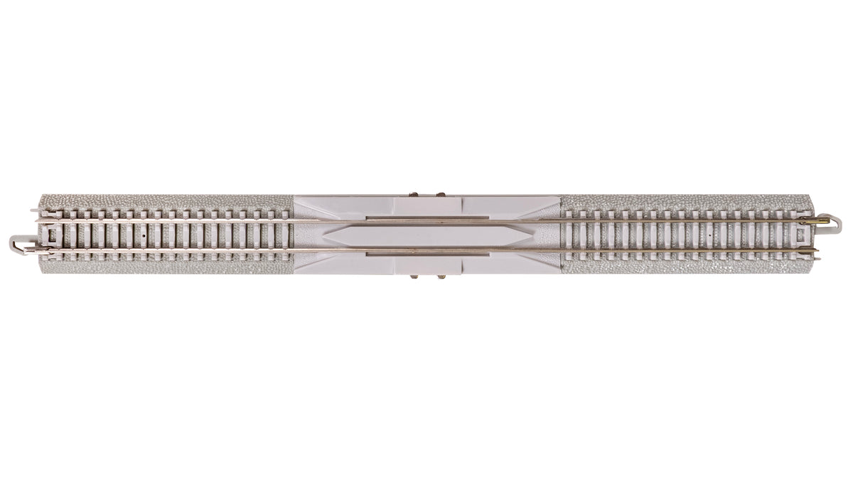 E-Z Track® with Concrete Ties - 10" Straight Terminal Rerailer with Wire - Bachmann 44020