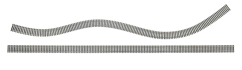 36" Nickel Silver Flex Track (25 pieces/box) (HO Scale) - Bachmann 44371