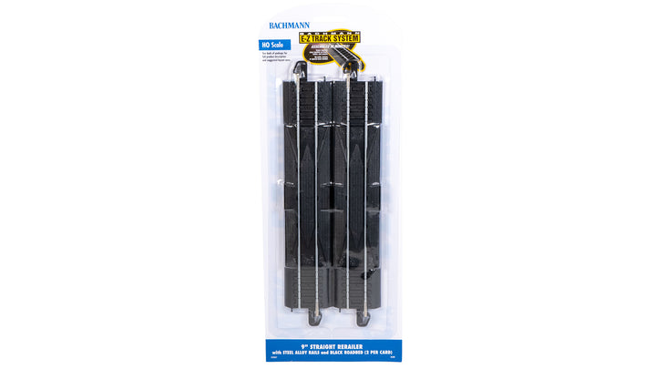 9" Straight Rerailer (HO Scale Steel Alloy) - Bachmann 44428