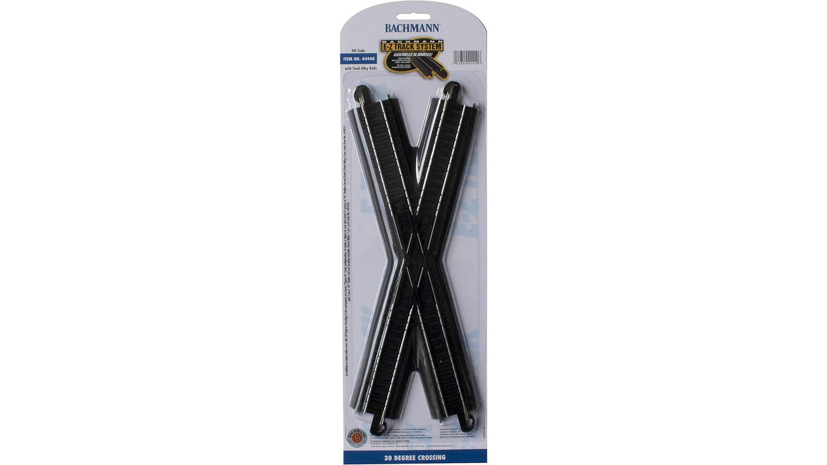 30 Degree Crossing (HO Scale Steel Alloy) - Bachmann 44440
