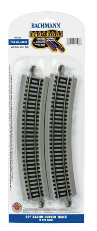 22" Radius Curved (HO Scale Nickel Silver) - Bachmann 44503