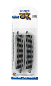 33.25" Radius 12 Degree Curved (HO Scale Nickel Silver) - Bachmann 44509