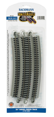 26" Radius Curved (HO Scale Nickel Silver) - Bachmann 44519