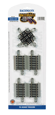 90 Degree Crossing (HO Scale Nickel Silver) - Bachmann 44541