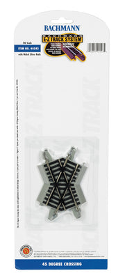45 Degree Crossing (HO Scale Nickel Silver) - Bachmann 44543