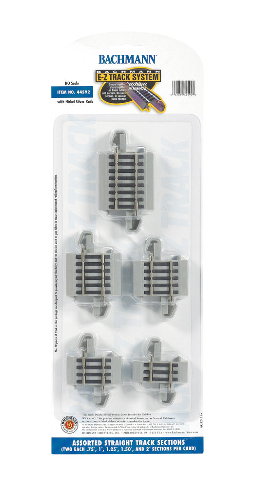 E-Z Track® Connector Assortment (HO Scale) - Bachmann 44592