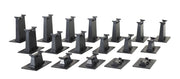18-Piece Graduated Pier Set (HO Scale) - Bachmann 44595