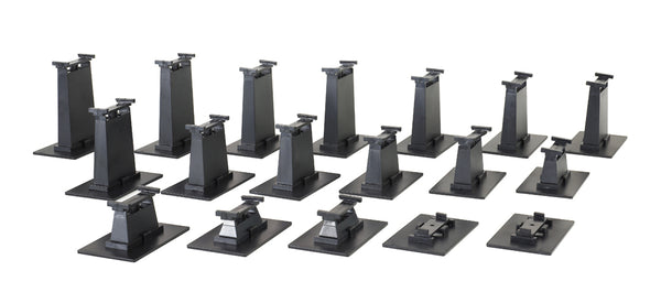 18-Piece Graduated Pier Set (HO Scale) - Bachmann 44595