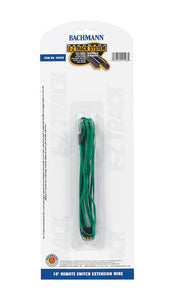 10' Green Switch Extension Wire (All Scales) - Bachmann 44598