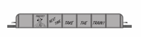 Bachmann N Scale E-Z Track Girder Bridge, Take the Train - side illustration