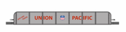Bachmann N Scale E-Z Track Girder Bridge, Union Pacific - side illustration