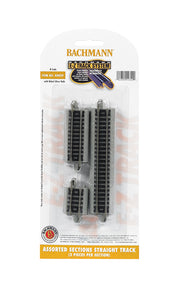 Assorted Straight Short Sections (N Scale) - Bachmann 44829