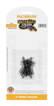 45 Degree Crossing Tracks (N Scale) - Bachmann 44843