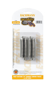 Half Section 19" Radius Curved Track (N Scale) - Bachmann 44856