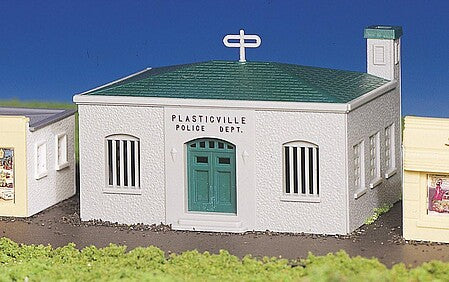 Bachmann 45145 HO Scale Plasticville Police Station