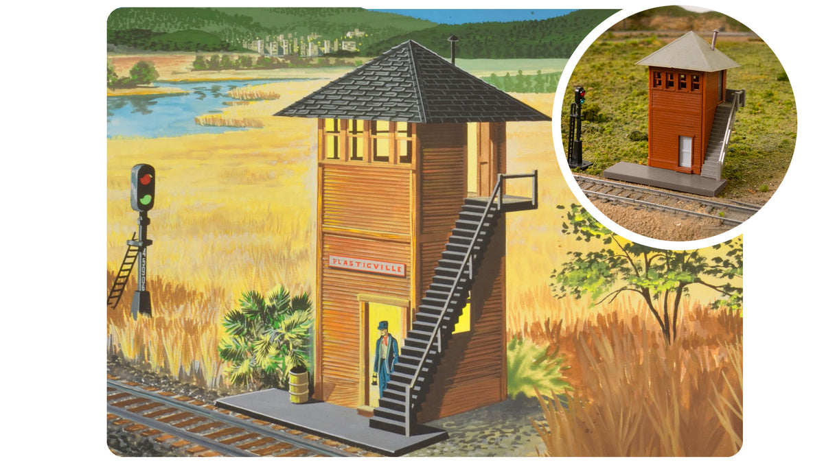 75th Anniversary Plasticville® Switch Tower - Bachmann 45197