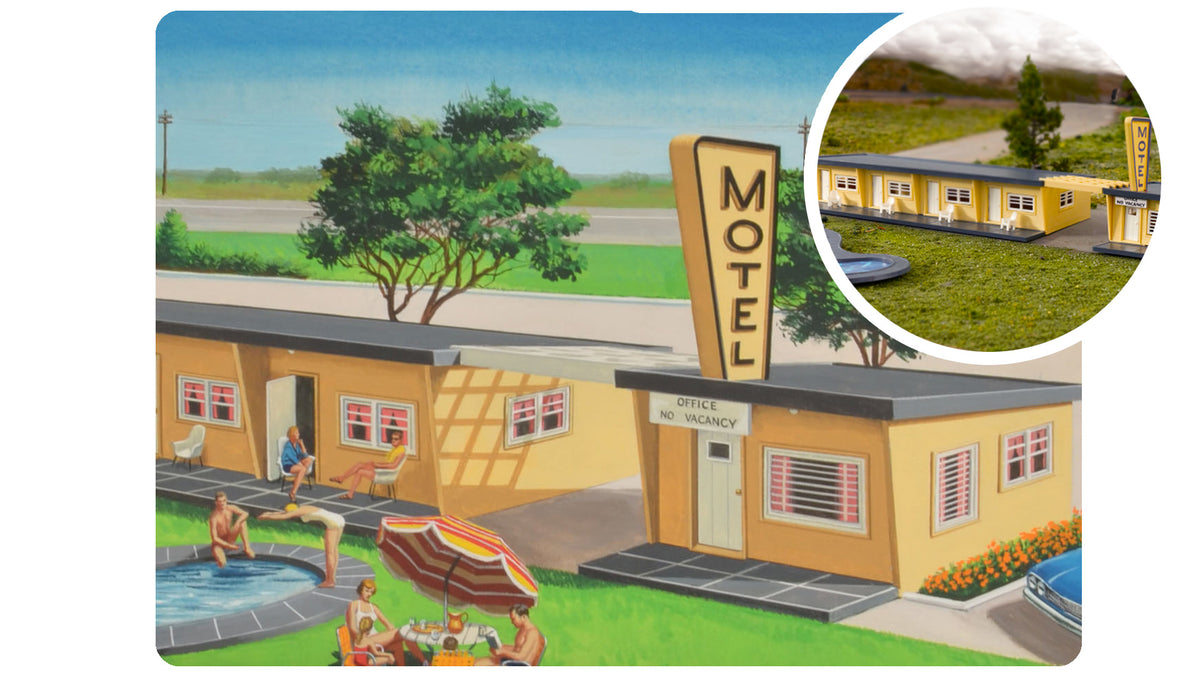 75th Anniversary Plasticville® Motel - Bachmann 45198