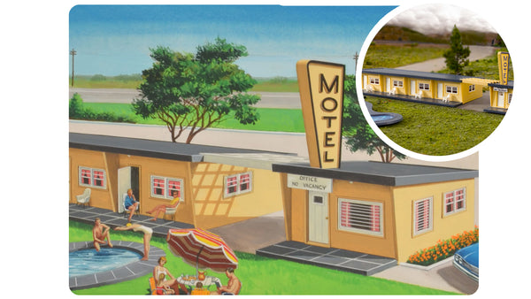 75th Anniversary Plasticville® Motel - Bachmann 45198