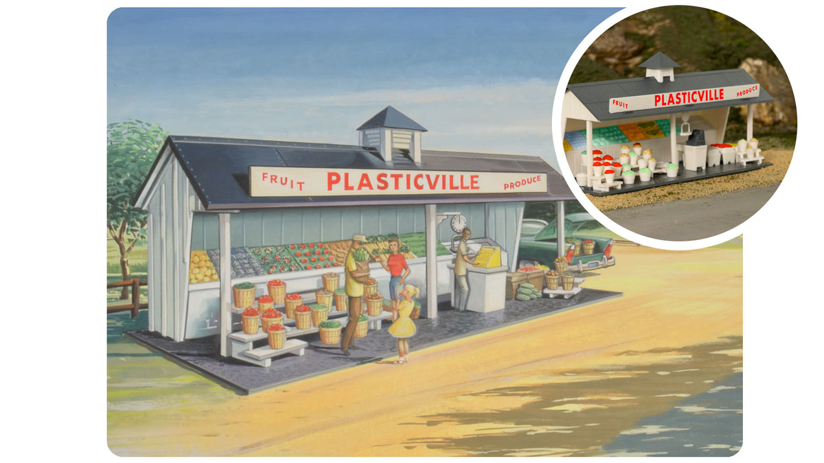 75th Anniversary Plasticville® Roadside Stand - Bachmann 45632