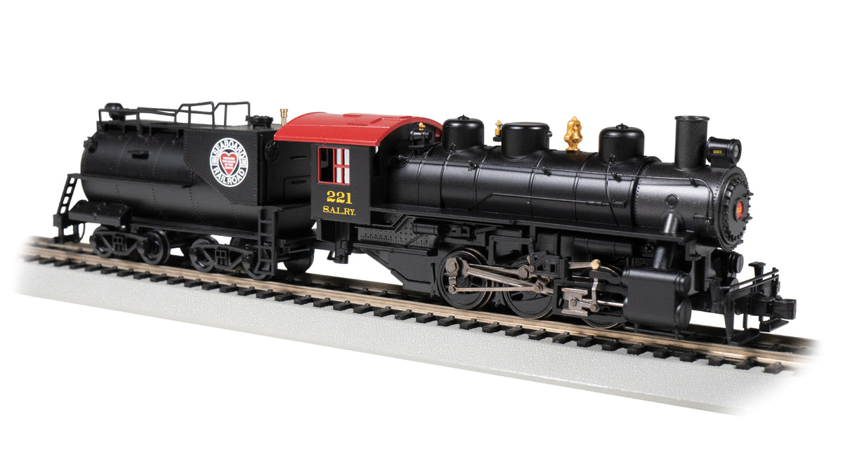 USRA 0-6-0 w/Smoke & Vanderbilt Tender - Seaboard® #221 - Bachmann 50716
