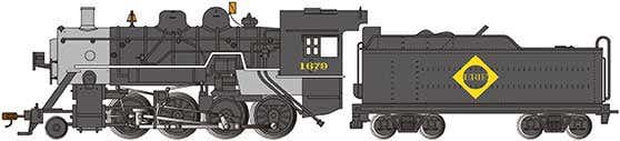 Bachmann N Scale Erie Baldwin 2-8-0 Consolidation #1679 - 54152