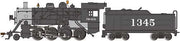 Bachmann N Scale Frisco Baldwin 2-8-0 Consolidation #1345 - 54153