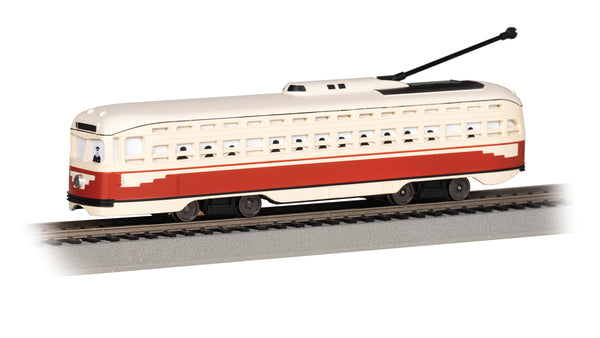 Bachmann 60514 HO PCC streetcar red and cream