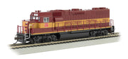 Bachmann 61712 HO Wisconsin Central GP38-2 2001 angled view