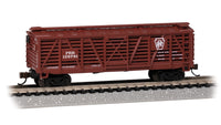 Bachmann 71566 N scale Pennsylvania Railroad #128781 stock car alternate exact view