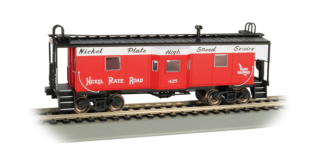 Bachmann 73202 HO Nickel Plate Road #425 bay-window caboose official product view