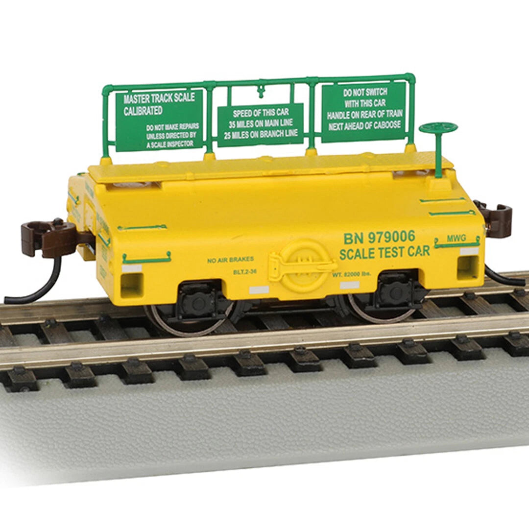 Bachmann 74402 HO Burlington Northern #979006 test weight car exact alternate view