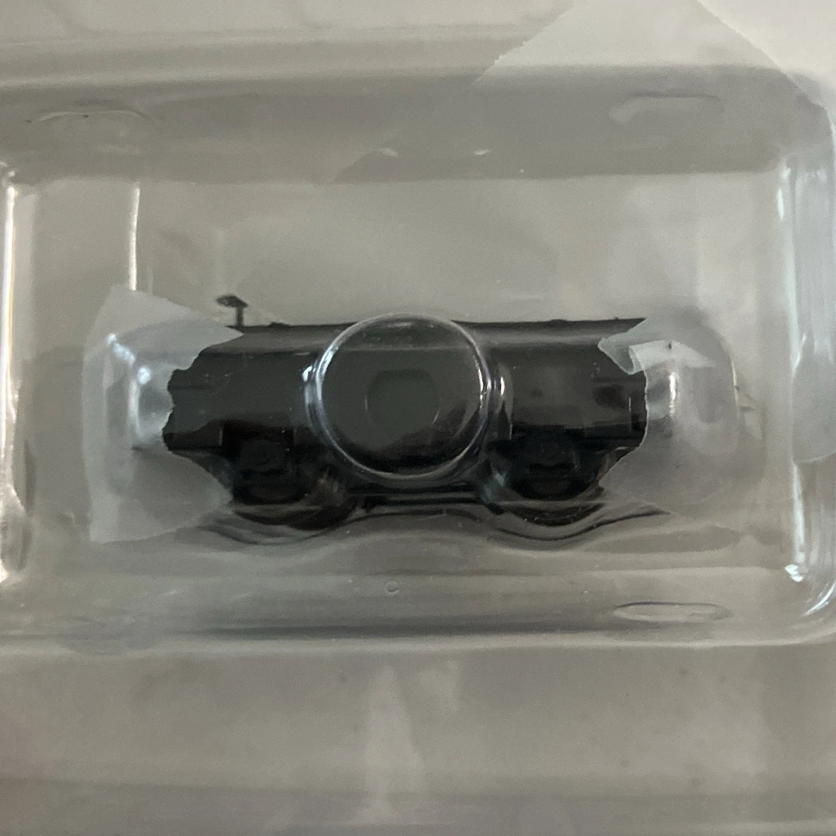 Bachmann 74405 HO unlettered black test weight car exact top product view