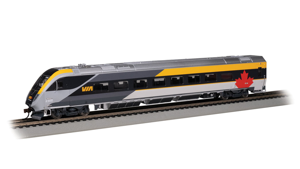 Bachmann 74509 HO Siemens Venture VIA Rail Canada cab car #2300 exact product view