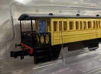 Bachmann 76088 N scale Thomas & Friends Hannah Coach front three-quarter view