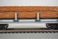 Bachmann 77004 HO Sodor Logging Company Flat Wagon with Logs lettering detail