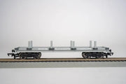 Bachmann 77004 HO Sodor Logging Company Flat Wagon without log load side view