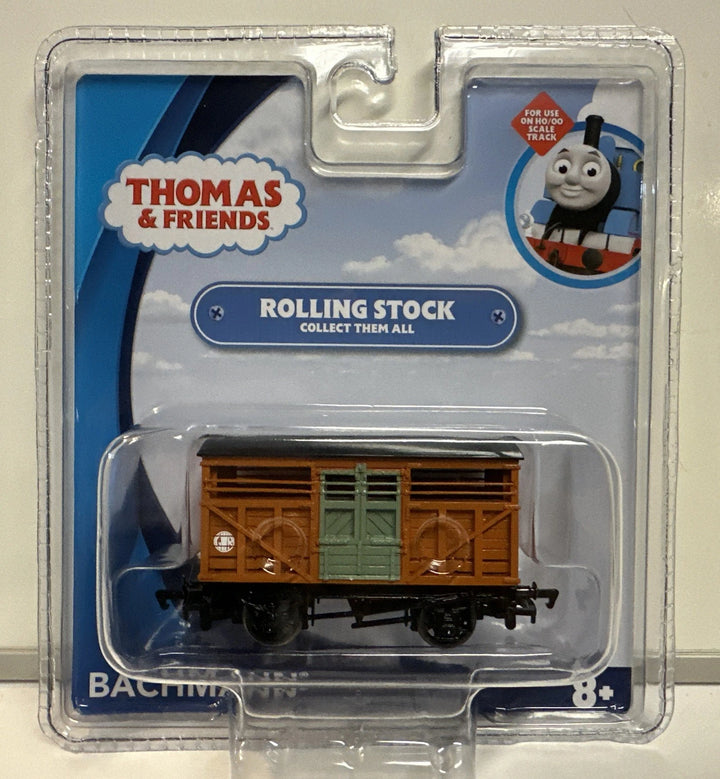 Bachmann 77016 HO Thomas & Friends GWR Cattle Wagon sealed package front view