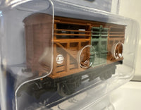 Bachmann 77016 HO Thomas & Friends GWR Cattle Wagon front three-quarter view