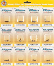 Bachmann 78501 N scale E-Z Mate Mark II long couplers 12 pairs