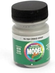 Badger Modelflex CB&Q Gray 1 oz #16154