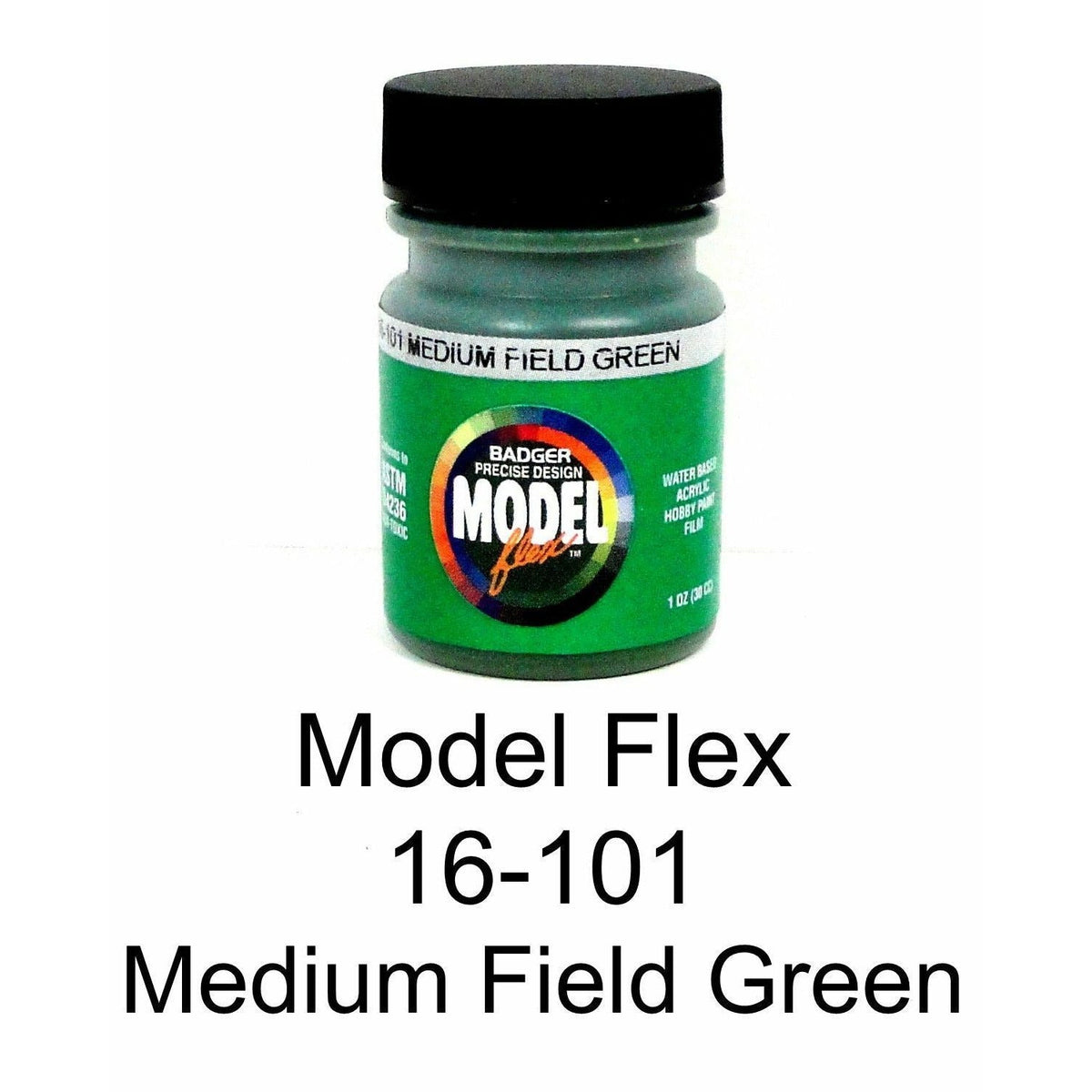 Badger MODELflex 16-101 Medium Field Green 1 oz acrylic paint