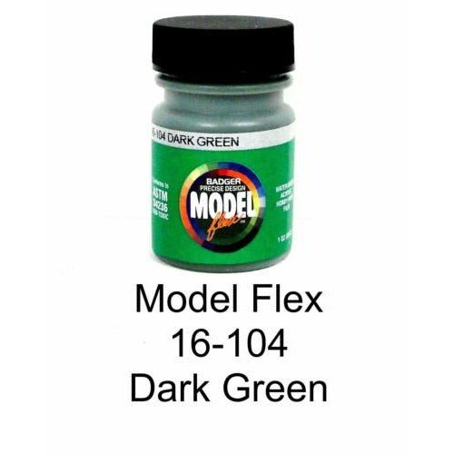 Badger MODELflex 16-104 Dark Green 1 oz acrylic paint