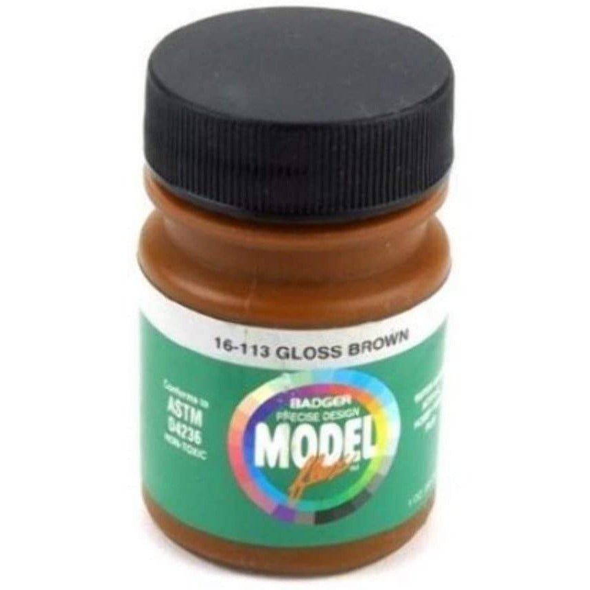Badger MODELflex 16-113 Gloss Brown 1 oz acrylic paint