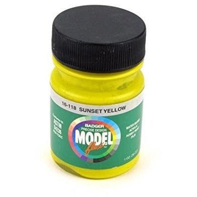 Badger MODELflex 16-118 Sunset Yellow 1 oz acrylic paint