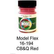 Badger MODELflex 16-194 CB&Q Red 1 oz acrylic paint