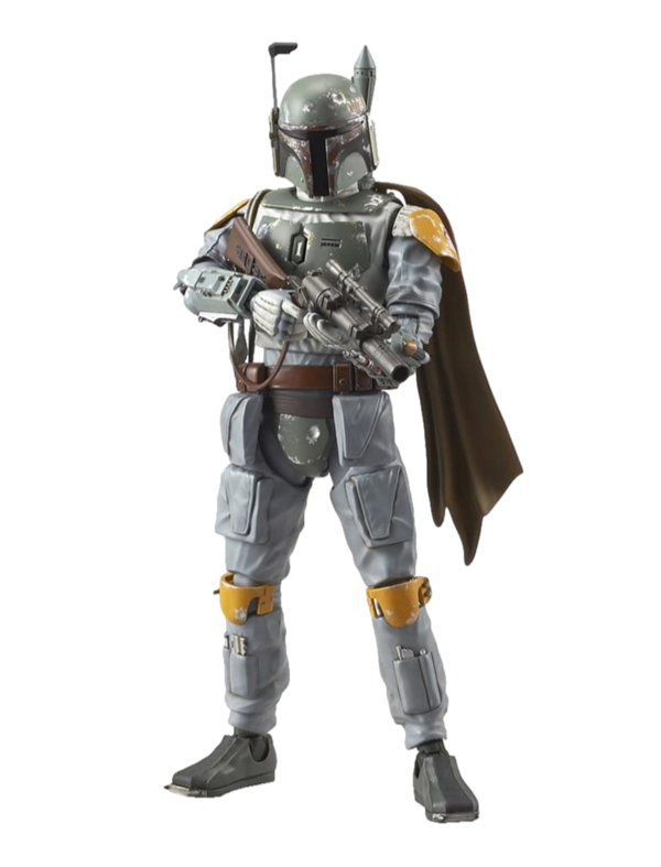 Bandai 2439797 Star Wars 1/12 Boba Fett model kit assembled front view