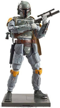 Bandai 2439797 Star Wars 1/12 Boba Fett model kit assembled with weapons